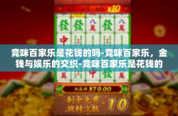 竞咪百家乐是花钱的吗-竞咪百家乐，金钱与娱乐的交织-竞咪百家乐是花钱的吗