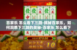 百家乐 怎么看下三路-揭秘百家乐，如何洞悉下三路的奥秘-百家乐 怎么看下三路