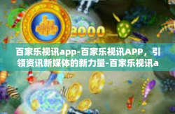 百家乐视讯app-百家乐视讯APP，引领资讯新媒体的新力量-百家乐视讯app