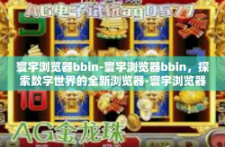 寰宇浏览器bbin-寰宇浏览器bbin，探索数字世界的全新浏览器-寰宇浏览器bbin