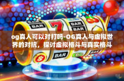 og真人可以对打吗-OG真人与虚拟世界的对抗，探讨虚拟格斗与真实格斗的交融与差异-og真人可以对打吗