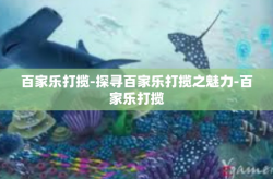 百家乐打揽-探寻百家乐打揽之魅力-百家乐打揽