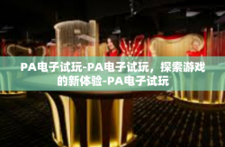 PA电子试玩-PA电子试玩，探索游戏的新体验-PA电子试玩
