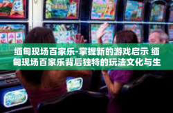 缅甸现场百家乐-掌握新的游戏启示 缅甸现场百家乐背后独特的玩法文化与生活解读-缅甸现场百家乐