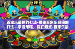 百家乐最稳的打法-揭秘百家乐最稳的打法—掌握策略，赢在起点-百家乐最稳的打法