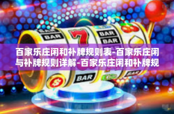 百家乐庄闲和补牌规则表-百家乐庄闲与补牌规则详解-百家乐庄闲和补牌规则表