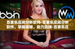 百家乐庄闲分析软件-百家乐庄闲分析软件，掌握策略，助力赢牌-百家乐庄闲分析软件