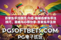 百家乐平注技巧 介绍-揭秘百家乐平注技巧，策略与心得分享-百家乐平注技巧 介绍