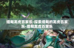 缅甸龙虎百家乐-探索缅甸的龙虎百家乐-缅甸龙虎百家乐