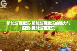 新加坡百家乐-新加坡百家乐的魅力与探索-新加坡百家乐