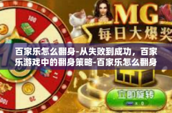 百家乐怎么翻身-从失败到成功，百家乐游戏中的翻身策略-百家乐怎么翻身