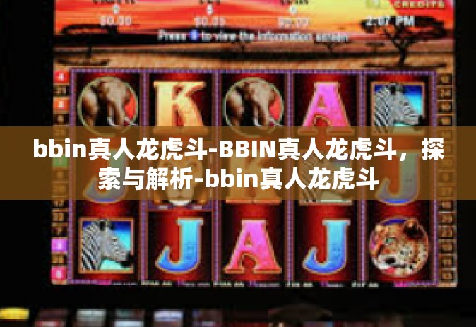 bbin真人龙虎斗-BBIN真人龙虎斗，探索与解析-bbin真人龙虎斗